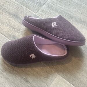 Rockdove Original Two Tone Purple Memory Foam Slippers Women's Size Large 9-10